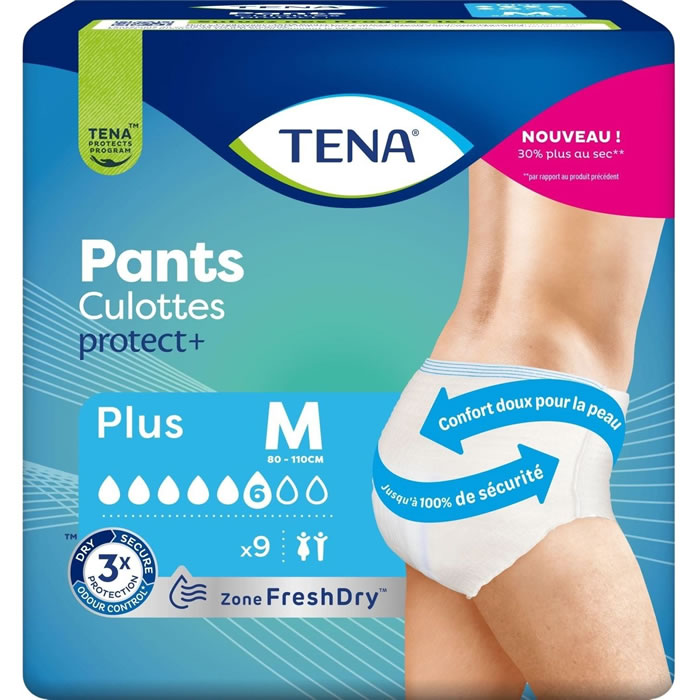 TENA Pants Culottes absorbantes mixte taille M x9