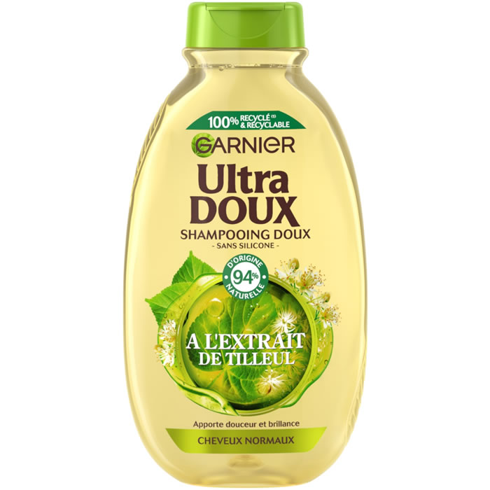 GARNIER Ultra Doux – Shampoing à l’extrait de tilleul 300 ml