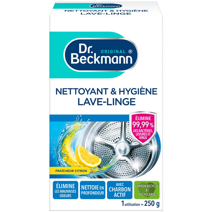 DR. BECKMANN Poudre nettoyante anti-bactérienne lave-linge 250 g