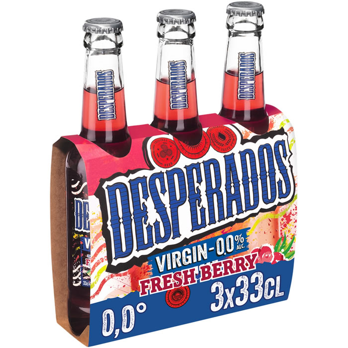 DESPERADOS – Virgin Fresh Berry 3×33 cl