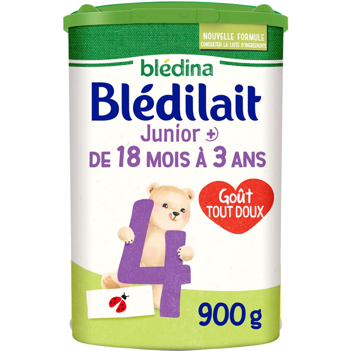 BLEDINA Blédilait – Lait de croissance junior en poudre 18/36 mois 900g