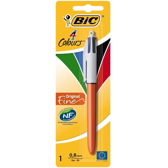 BIC 4 Couleurs Original Fine – Stylo bille 0,8 mm (x1)