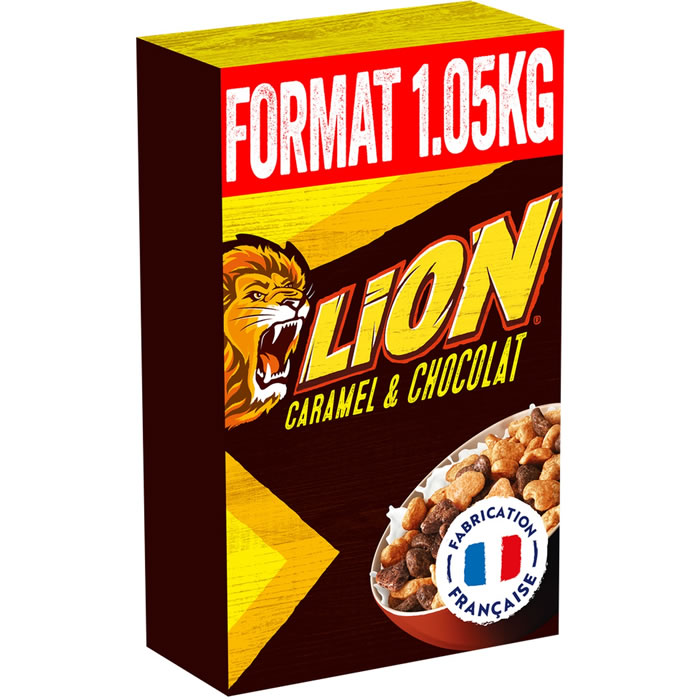 NESTLE Lion – Céréales au chocolat et caramel 1.05 kg