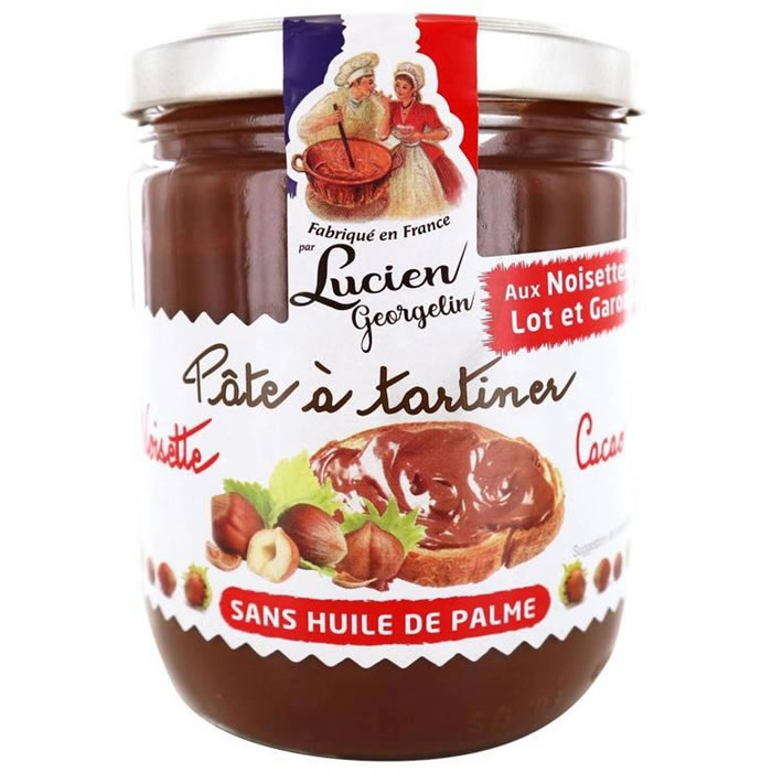 LUCIEN GEORGELIN – Pâte à tartiner cacao & noisettes 400g 400 g