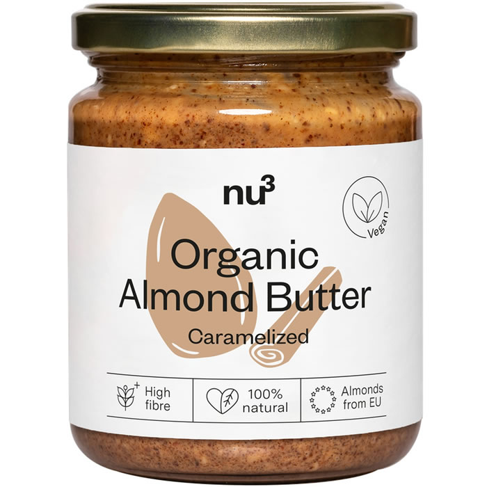 nu3 Beurre d’amande caramélisée Bio 250g