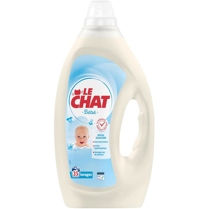 LE CHAT – Lessive liquide pour bébé 1,58L