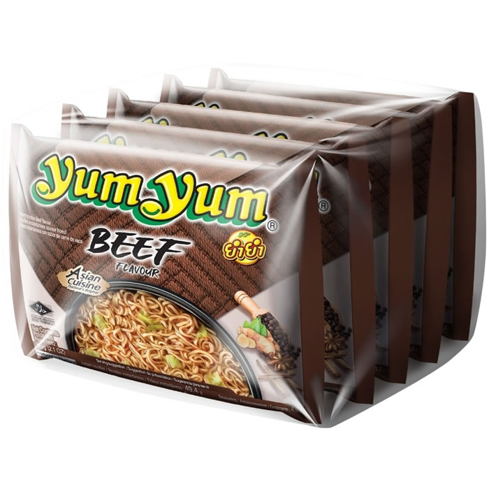 YUMYUM – Nouilles au boeuf – 5 x 60 g