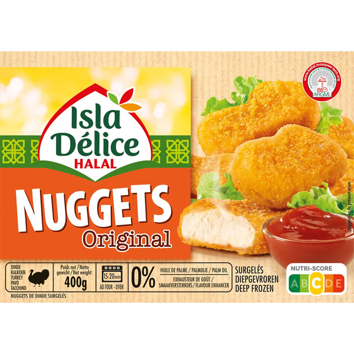 ISLA DELICE – Nuggets de dinde halal 400g