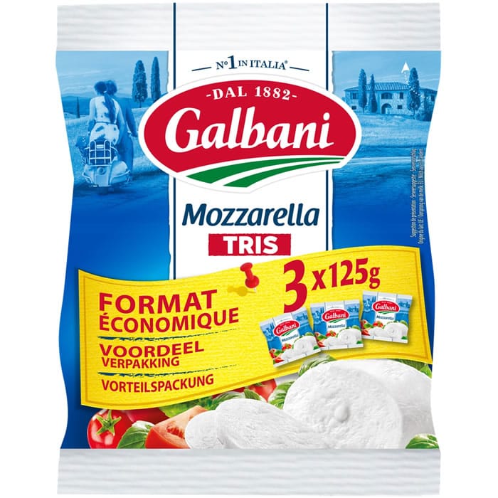 GALBANI Mozzarella – 3 x 125g
