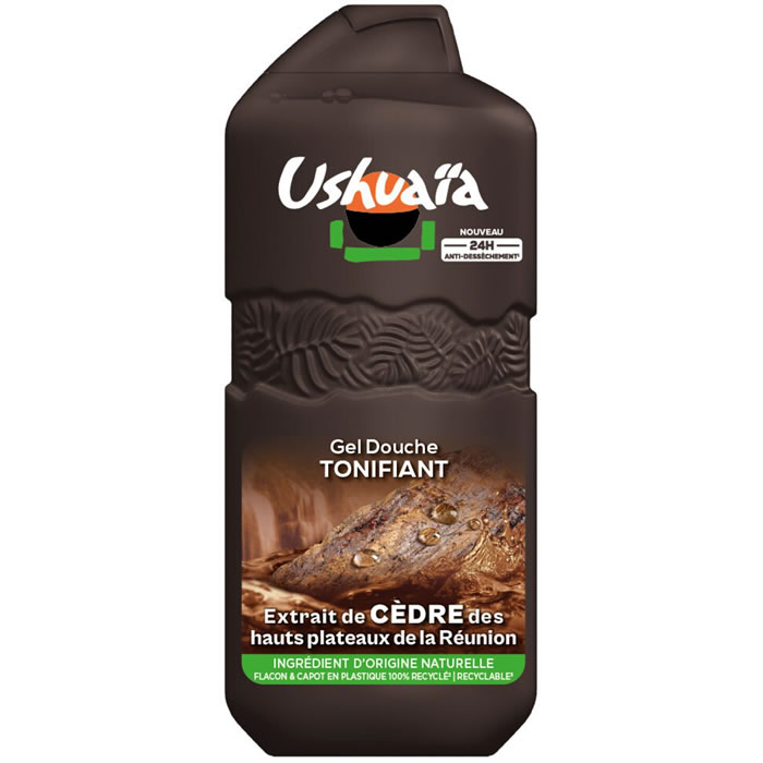 USHUAIA Tonifiant – Gel douche aux extraits de cèdre 490 ml