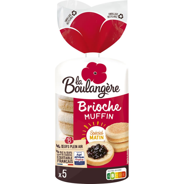 LA BOULANGERE – Pain muffin brioché (250g) 250 g