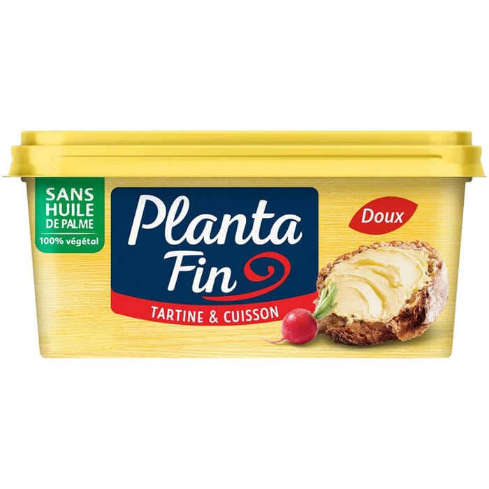 PLANTA FIN – Margarine doux pour tartine et cuisson – 450g