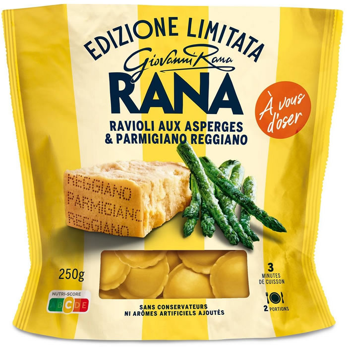 GIOVANNI RANA – Ravioli aux asperges et parmigiano reggiano 250g