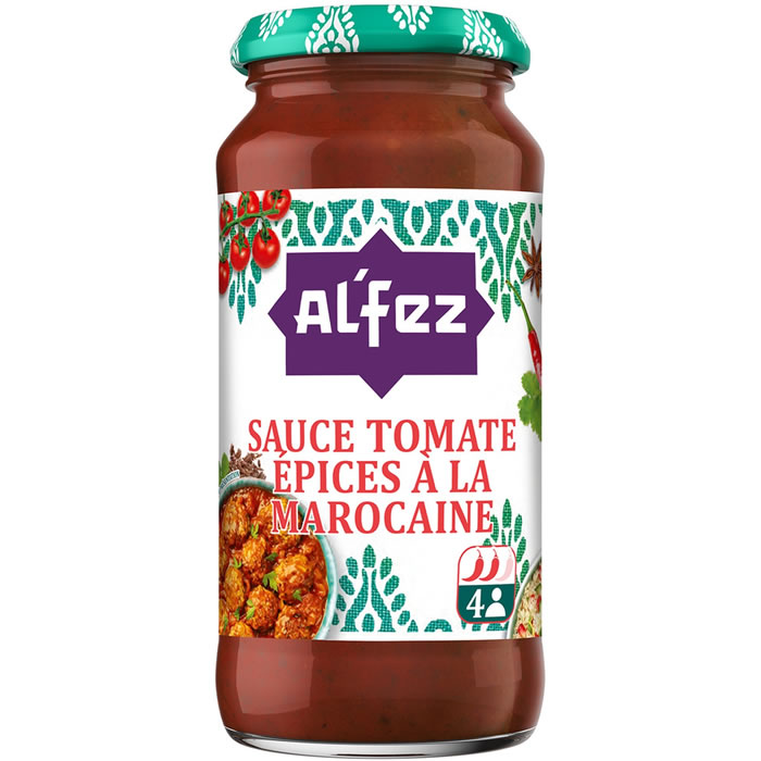 ALFEZ – Sauce tomate aux épices marocaines – 450g