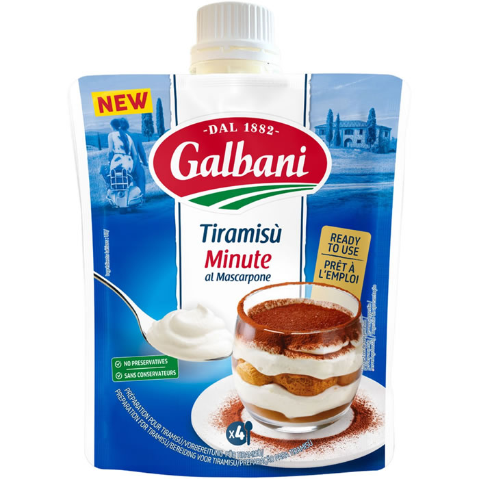 GALBANI – Préparation pour tiramisu à base de mascarpone 375g