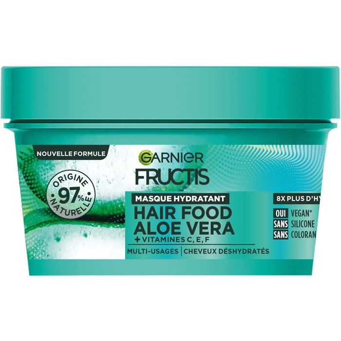 GARNIER Fructis – Masque hydratant à l’aloe vera 320 ml