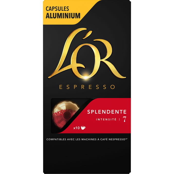 L’OR Splendente – Capsules de café N°7 10 capsules