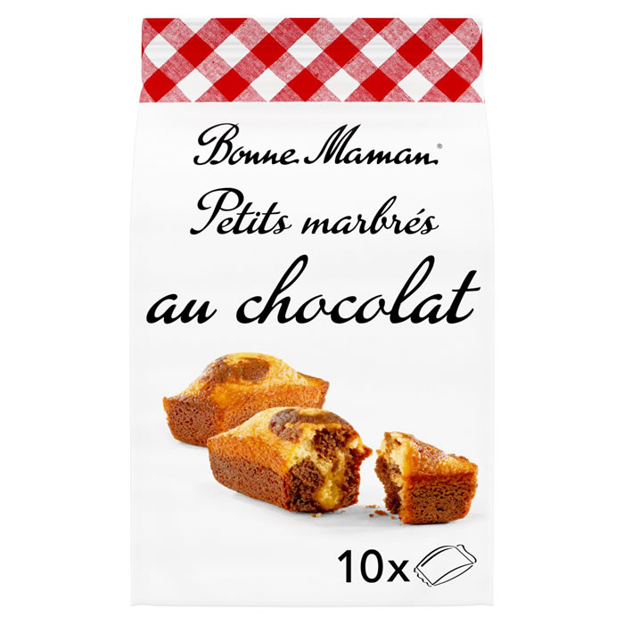 BONNE MAMAN – Gâteaux marbrés au chocolat au lait 300g