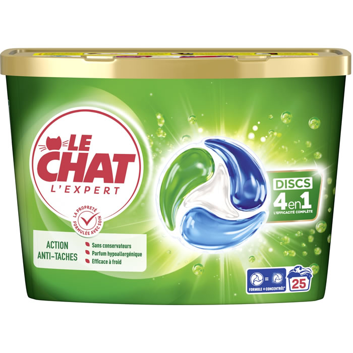 LE CHAT L’Expert Lessive capsules 4en1 25 capsules