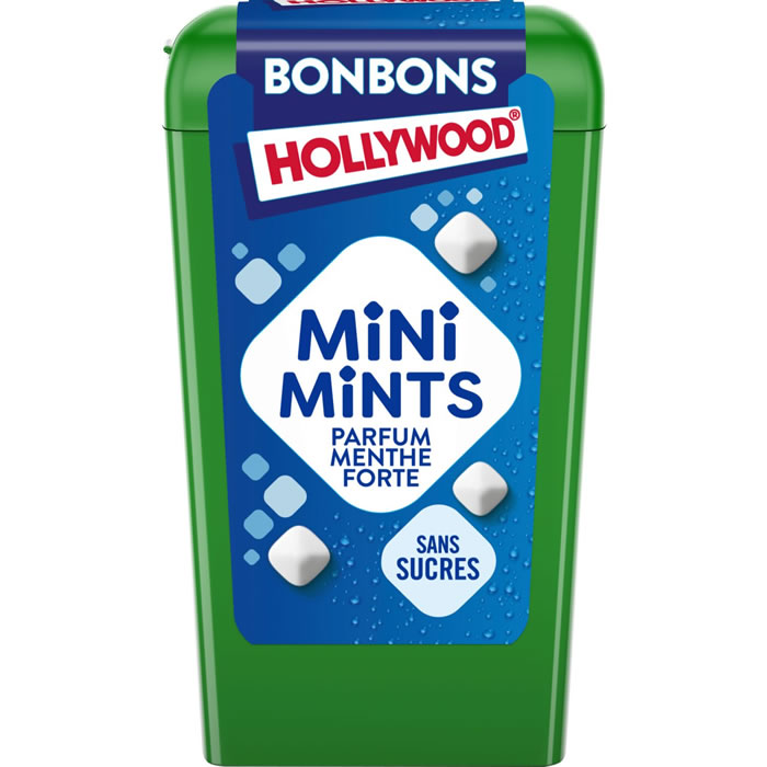 HOLLYWOOD Mini Mints Pastilles menthe forte 12,5g