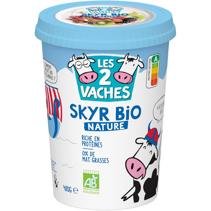 LES 2 VACHES – Skyr nature 480 g