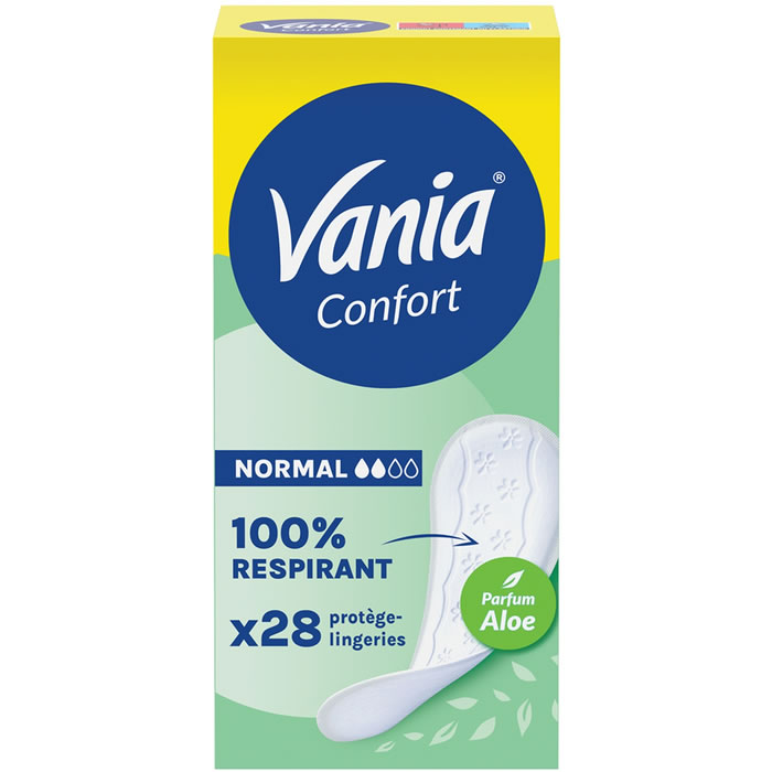 VANIA Kotydia Confort+ Protège-slips aloe vera x28
