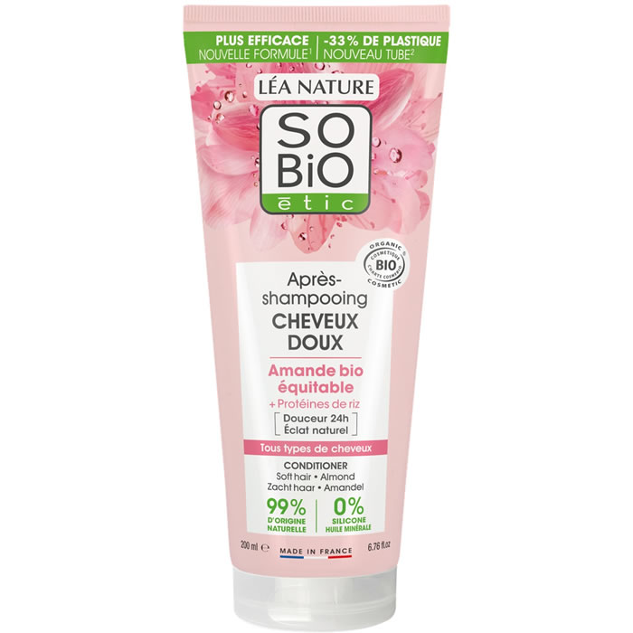 SO BIO ETIC – Après-shampoing au lait d’amande bio 200 ml