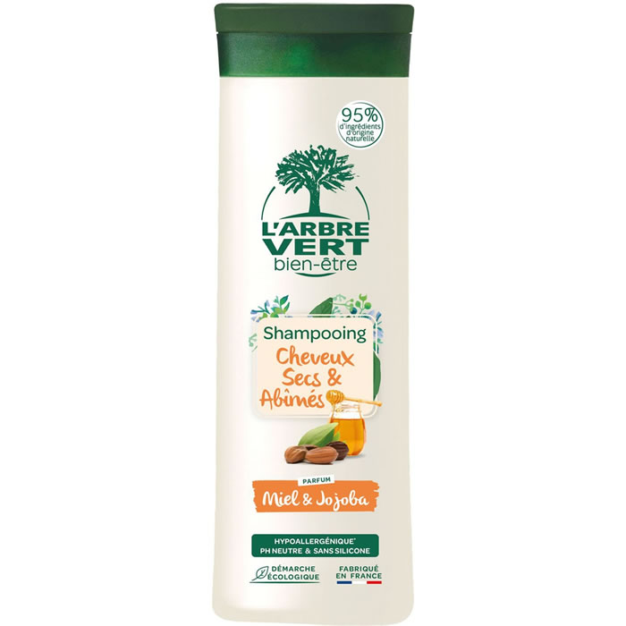 L’ARBRE VERT Bien-Être – Shampoing soin nutrition au jojoba et miel – 250 ml