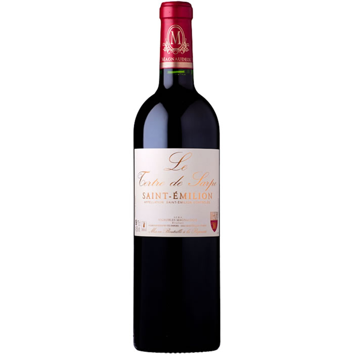 Vin rouge AOP SAINT-ÉMILION Le Tertre de Sarpe 75 cl