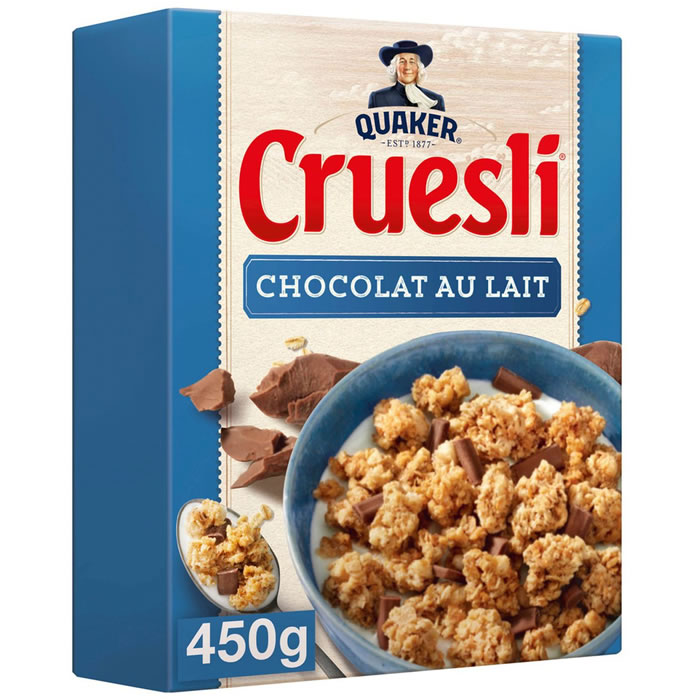 QUAKER Cruesli – Céréales au chocolat au lait 450 g