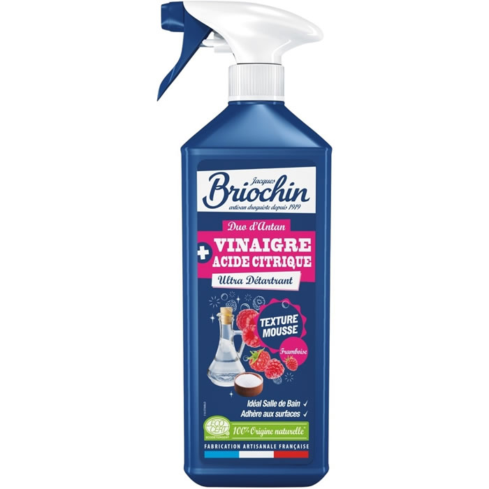 JACQUES BRIOCHIN Nettoyant spray mousse détartrante au vinaigre 750 ml