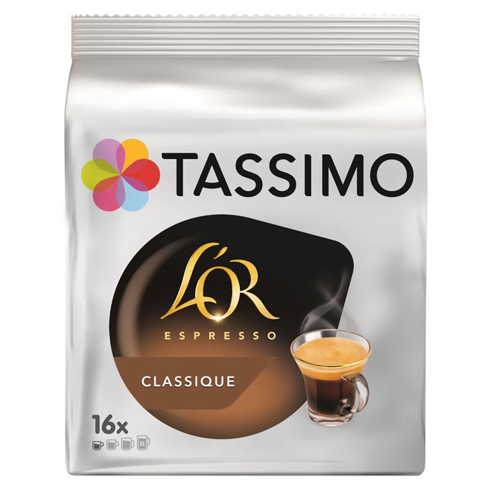 TASSIMO L’Or – Dosettes de café espresso classique N°6 (16 dosettes)