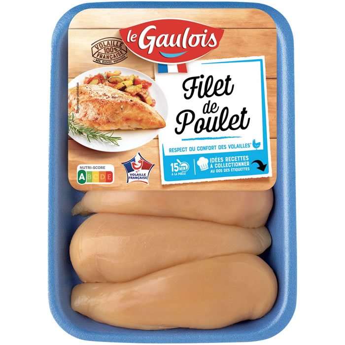 LE GAULOIS – Filets de poulet jaune (720 g)