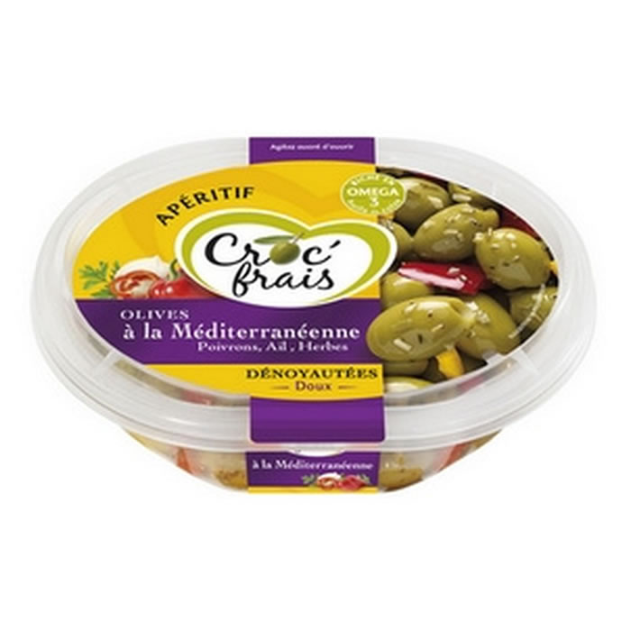 CROC’ FRAIS – Olives dénoyautées à la méditerranéenne