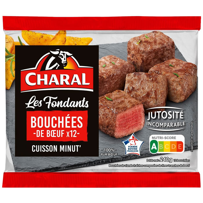 CHARAL Les Fondants – Bouchées de boeuf 240 g