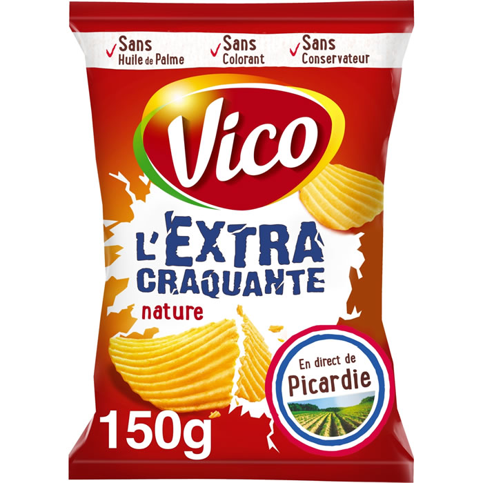 VICO – L’Extra Craquante Chips nature 150g