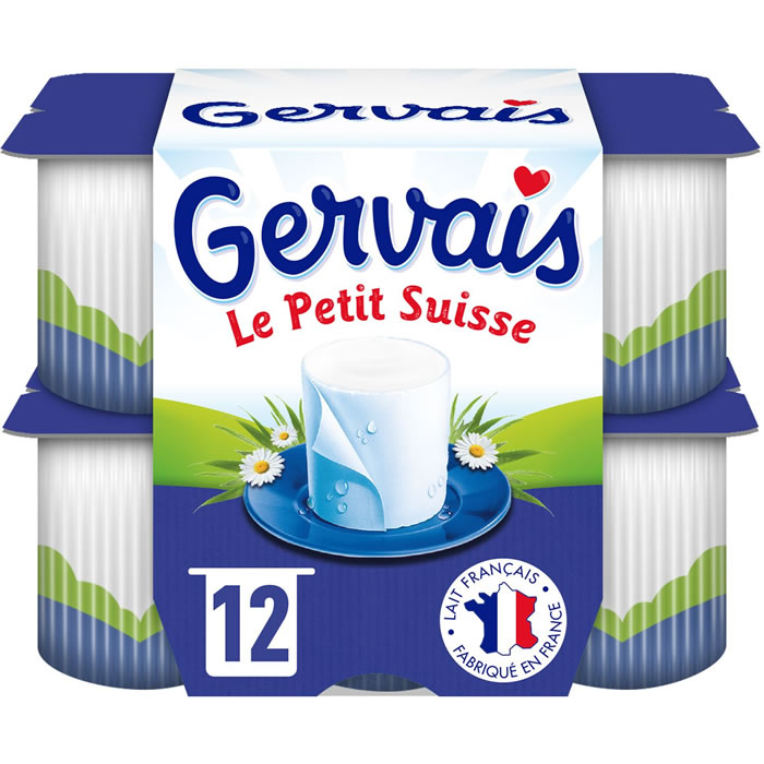 GERVAIS – Petit suisse nature 9,5% M.G 12 x 60 g