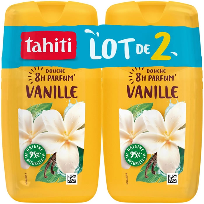 TAHITI – Gel douche vanille 2 x 250 ml
