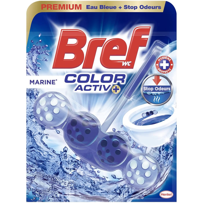 BREF Color Activ+ Bloc WC fraîcheur marine 1 bloc