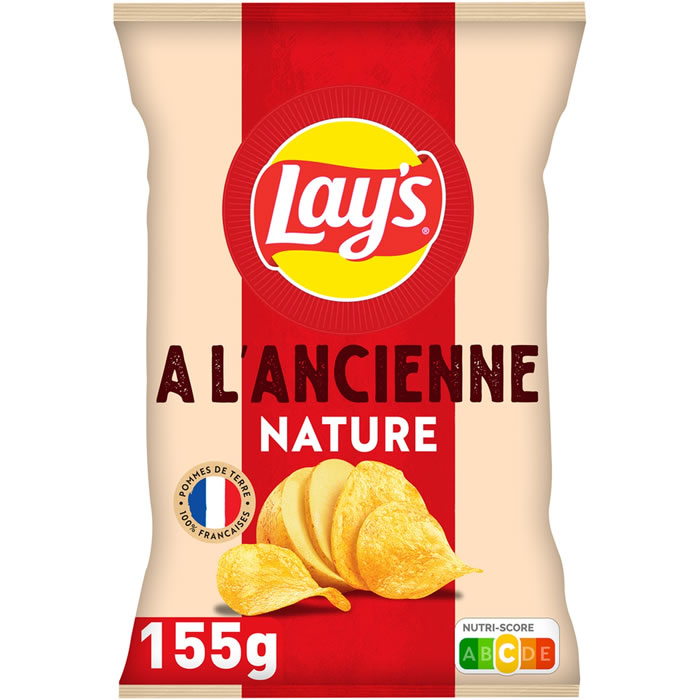 LAY’S – Chips à l’ancienne nature 155g