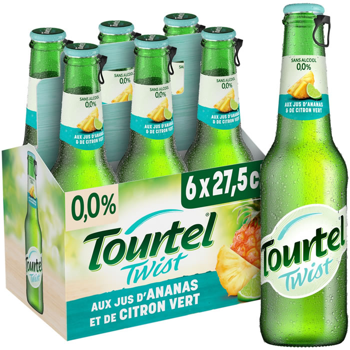 TOURTEL – Twist Ananas et Citron Vert 6×27,5 cl