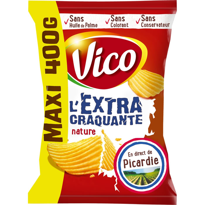 VICO L’Extra Craquante – Chips nature 400g