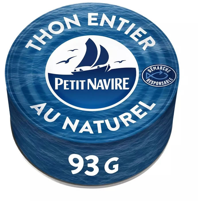 PETIT NAVIRE – Thon entier au naturel 93 g