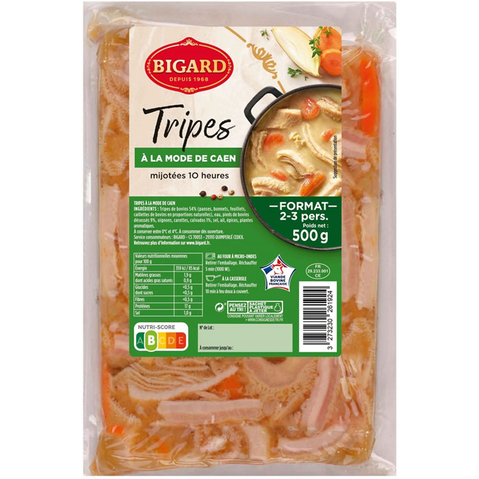 BIGARD – Tripes à la mode de Caen 500 g