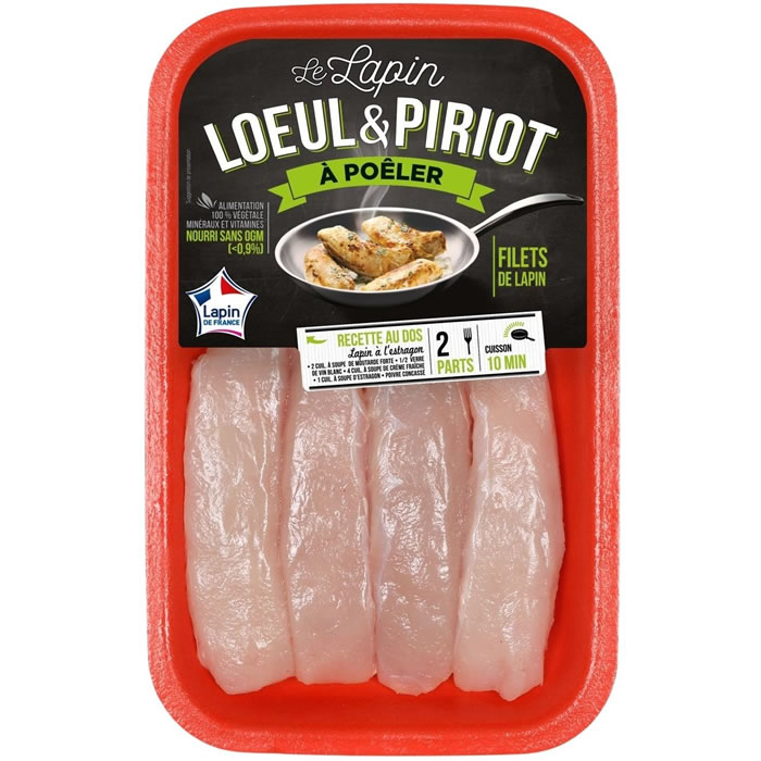 LOEUL & PIRIOT – Filets de lapin 4 x 50 g