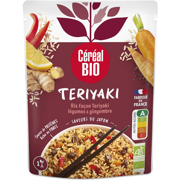 CEREAL BIO Riz façon teriyaki micro-ondes bio