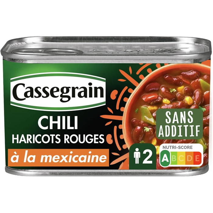 CASSEGRAIN Chili de haricots rouges à la mexicaine