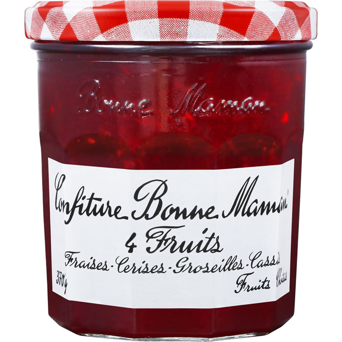 BONNE MAMAN – Confiture de 4 fruits rouges 370g 370 g