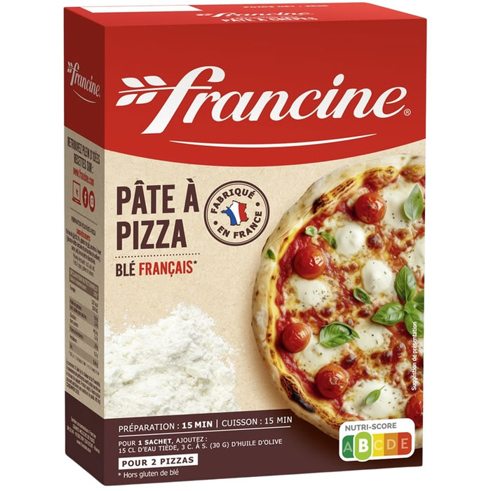 FRANCINE – Préparation pour pâte à pizza 2 x 250 g