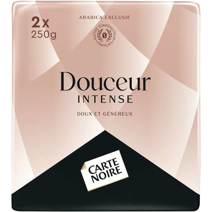 CARTE NOIRE N°6 – Café moulu douceur intense arabica 2x250g